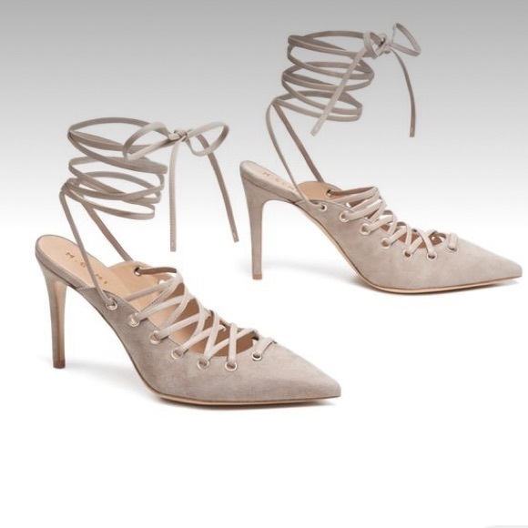 NEW M. Gemi Corsetto ankle-wrap heels - Picture 5 of 9